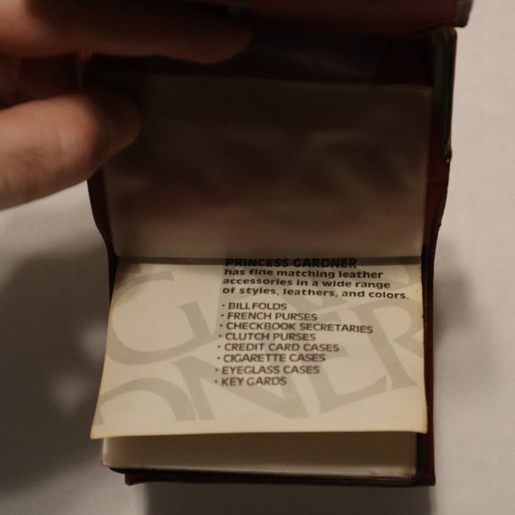 Princess Gardner - Genuine Lambskin - Wallet, Coin, Cardholder - Red - Picture 13 of 13